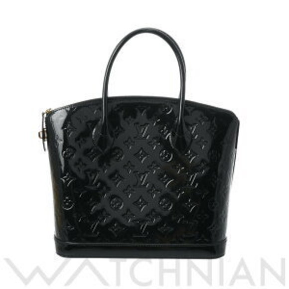 Louis Vuitton Handbag Bag Black Monogram PM Vernis Lockit - Picture 1 of 9